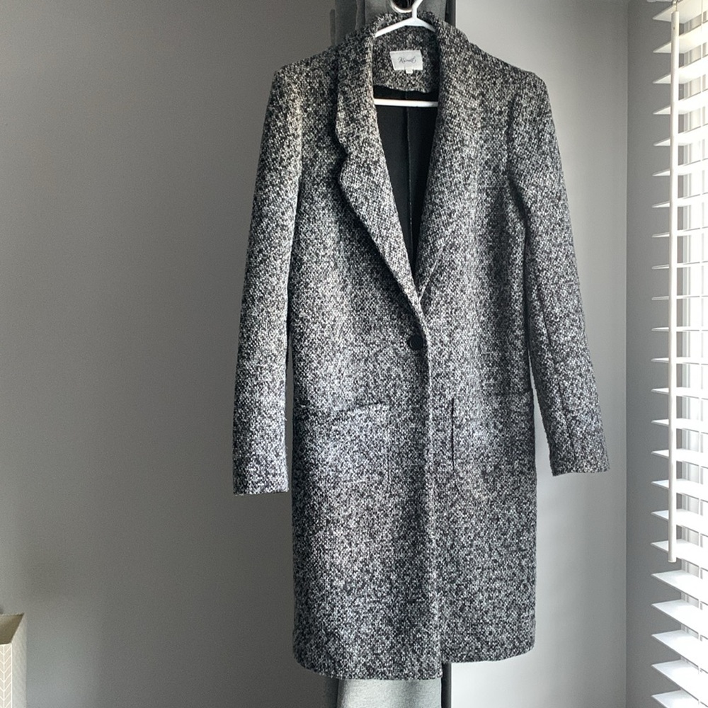 Kismet tweed look sweater jacket